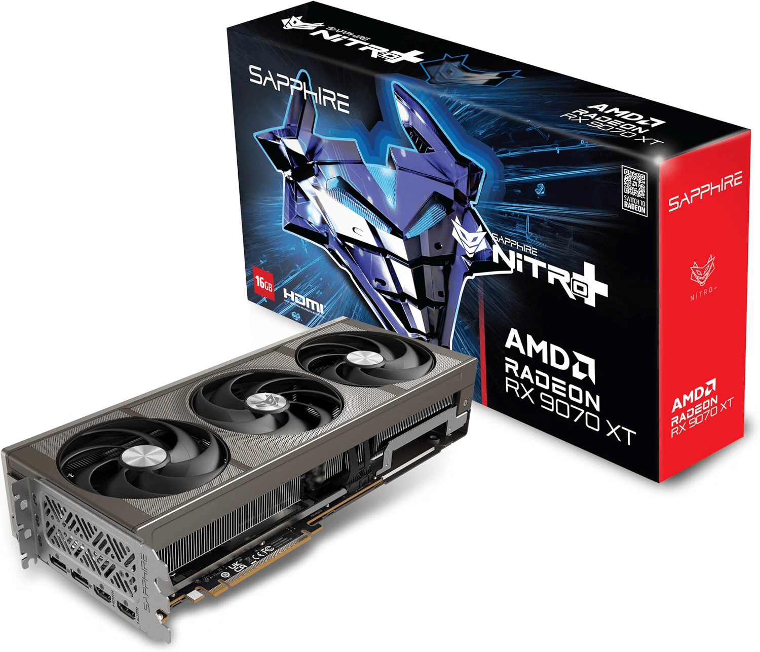 SAPPHIRE NITRO+ Radeon RX 9070 XT OC 16GB