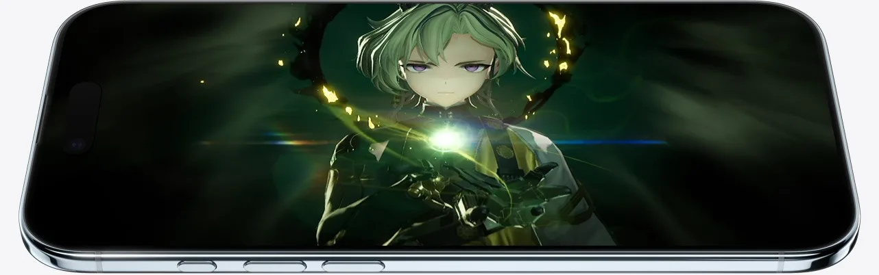 Video on iPhone Air in landscape